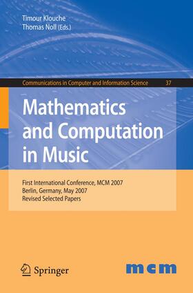 Klouche / Noll | Mathematics and Computation in Music | E-Book | sack.de