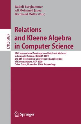 Berghammer / Möller / Jaoua |  Relations and Kleene Algebra in Computer Science | Buch |  Sack Fachmedien