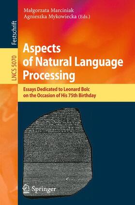 Mykowiecka / Marciniak |  Aspects of Natural Language Processing | Buch |  Sack Fachmedien