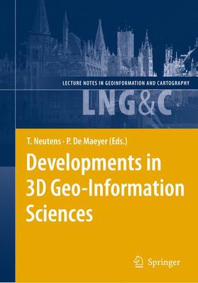 de Maeyer / Neutens |  Developments in 3D Geo-Information Sciences | Buch |  Sack Fachmedien