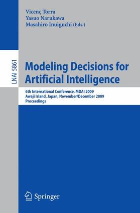 Inuiguchi / Narukawa |  Modeling Decisions for Artificial Intelligence | Buch |  Sack Fachmedien