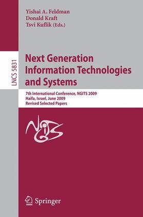 Feldman / Kuflik / Kraft |  Next Generation Information Technologies and Systems | Buch |  Sack Fachmedien