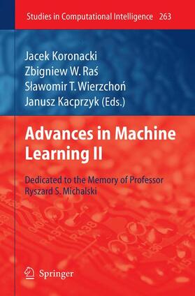 Koronacki / Wierzchon / Ras |  Advances in Machine Learning II | Buch |  Sack Fachmedien