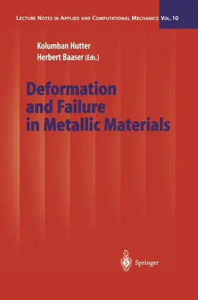 Baaser / Hutter |  Deformation and Failure in Metallic Materials | Buch |  Sack Fachmedien