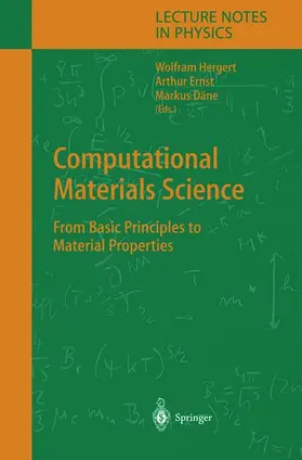 Hergert / Däne / Ernst |  Computational Materials Science | Buch |  Sack Fachmedien