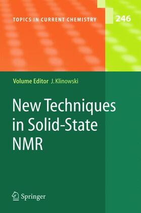 Klinowski |  New Techniques in Solid-State NMR | Buch |  Sack Fachmedien