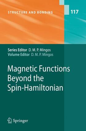 Mingos |  Magnetic Functions Beyond the Spin-Hamiltonian | Buch |  Sack Fachmedien