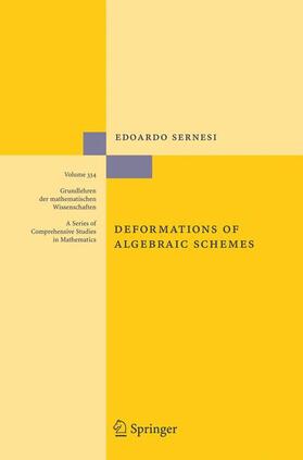 Sernesi |  Deformations of Algebraic Schemes | Buch |  Sack Fachmedien