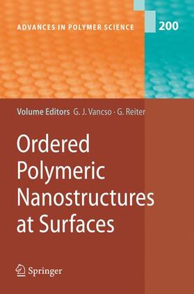 Reiter / Vancso |  Ordered Polymeric Nanostructures at Surfaces | Buch |  Sack Fachmedien