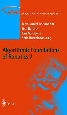 Boissonnat / Hutchinson / Burdick |  Algorithmic Foundations of Robotics V | Buch |  Sack Fachmedien