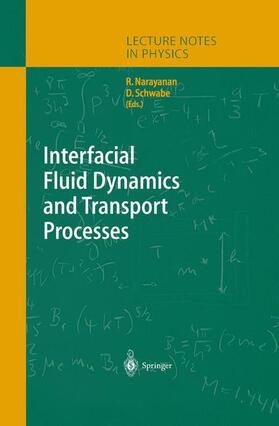 Schwabe / Narayanan |  Interfacial Fluid Dynamics and Transport Processes | Buch |  Sack Fachmedien