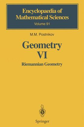 Postnikov |  Geometry VI | Buch |  Sack Fachmedien
