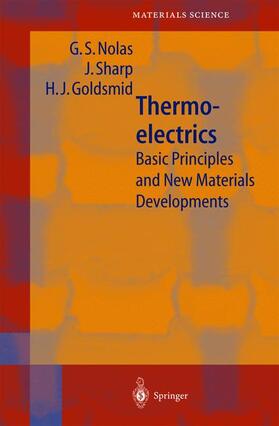 Nolas / Goldsmid / Sharp |  Thermoelectrics | Buch |  Sack Fachmedien