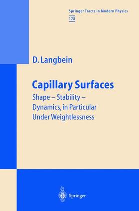 Langbein |  Capillary Surfaces | Buch |  Sack Fachmedien