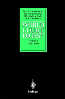  World Court Digest | Buch |  Sack Fachmedien