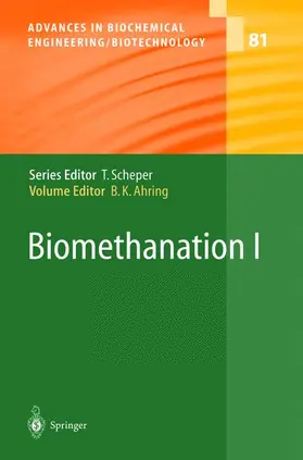 Ahring |  Biomethanation I | Buch |  Sack Fachmedien