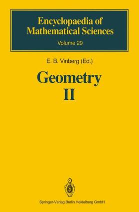 Vinberg |  Geometry II | Buch |  Sack Fachmedien