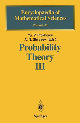 Prokhorov / Shiryaev |  Probability Theory III | Buch |  Sack Fachmedien