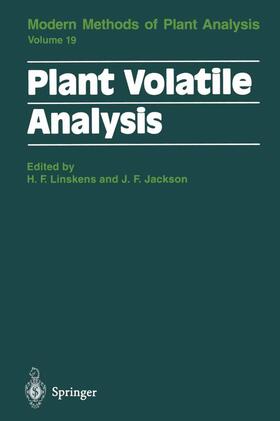 Jackson / Linskens |  Plant Volatile Analysis | Buch |  Sack Fachmedien
