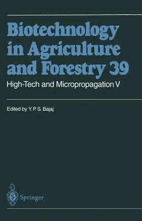 Bajaj |  High-Tech and Micropropagation V | Buch |  Sack Fachmedien