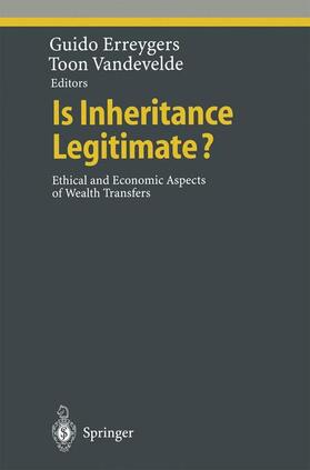 Vandevelde / Erreygers |  Is Inheritance Legitimate? | Buch |  Sack Fachmedien