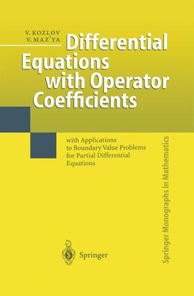 Maz'ya / Kozlov |  Differential Equations with Operator Coefficients | Buch |  Sack Fachmedien