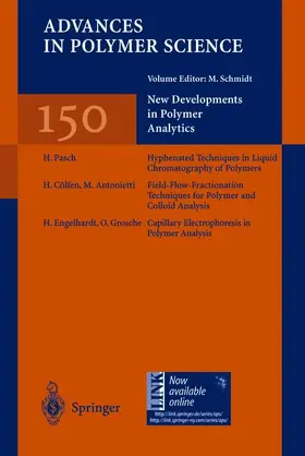 Schmidt |  New Developments in Polymer Analytics I | Buch |  Sack Fachmedien