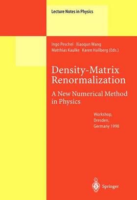 Peschel / Hallberg / Wang |  Density-Matrix Renormalization - A New Numerical Method in Physics | Buch |  Sack Fachmedien