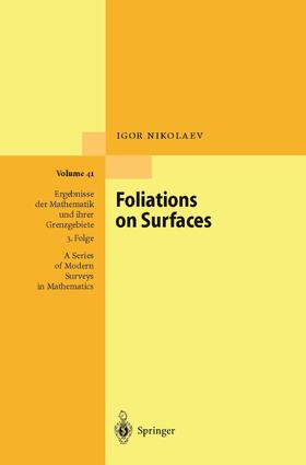Nikolaev |  Foliations on Surfaces | Buch |  Sack Fachmedien