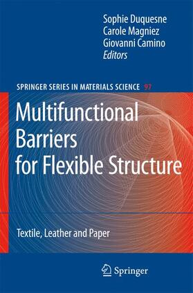 Duquesne / Camino / Magniez |  Multifunctional Barriers for Flexible Structure | Buch |  Sack Fachmedien