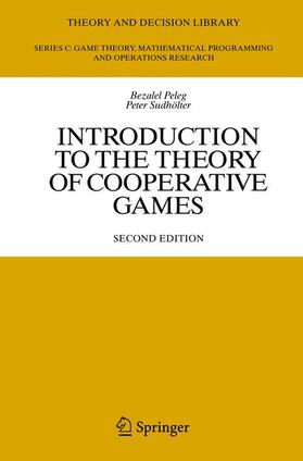 Sudhölter / Peleg |  Introduction to the Theory of Cooperative Games | Buch |  Sack Fachmedien