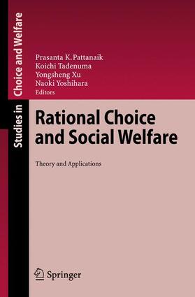 Pattanaik / Yoshihara / Tadenuma |  Rational Choice and Social Welfare | Buch |  Sack Fachmedien