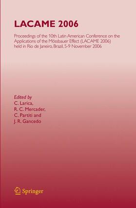 Larica / Gancedo / Mercader |  LACAME 2006 | Buch |  Sack Fachmedien