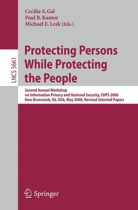 Gal / Lesk / Kantor |  Protecting Persons While Protecting the People | Buch |  Sack Fachmedien