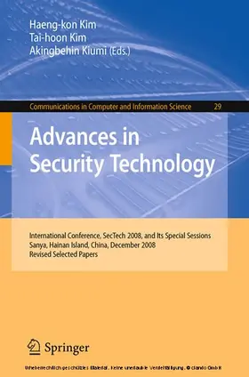 Kiumi / Kim |  Advances in Security Technology | eBook | Sack Fachmedien