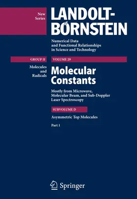 Hüttner |  Asymmetric Top Molecules, Part 1 | Buch |  Sack Fachmedien