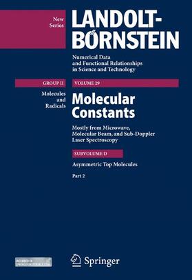 Demaison / Vogt / Hüttner |  Asymmetric Top Molecules, Part 2 | Buch |  Sack Fachmedien