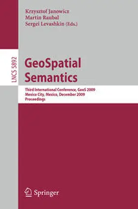 Janowicz / Raubal / Levashkin |  GeoSpatial Semantics | eBook | Sack Fachmedien