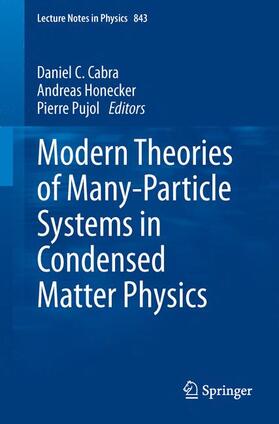 Cabra / Pujol / Honecker |  Modern Theories of Many-Particle Systems in Condensed Matter Physics | Buch |  Sack Fachmedien