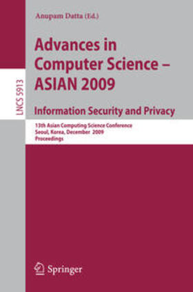 Datta |  Advances in Computer Science, Information Security and Privacy | eBook | Sack Fachmedien