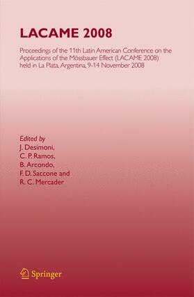 Desimoni / Ramos / Mercader |  LACAME 2008 | Buch |  Sack Fachmedien