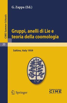 Zappa |  Gruppi, anelli di Lie e teoria della coomologia | Buch |  Sack Fachmedien