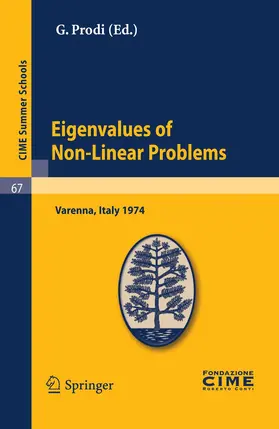 Prodi |  Eigenvalues of Non-Linear Problems | Buch |  Sack Fachmedien