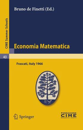 de Finetti |  Economica Matematica | Buch |  Sack Fachmedien