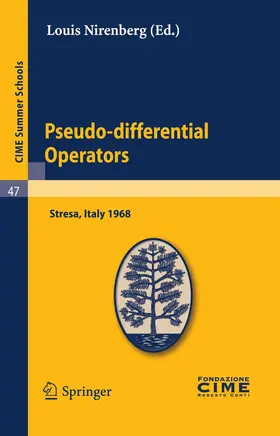 Nirenberg |  Pseudo-differential Operators | Buch |  Sack Fachmedien