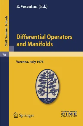 Vesentini |  Differential Operators on Manifolds | Buch |  Sack Fachmedien