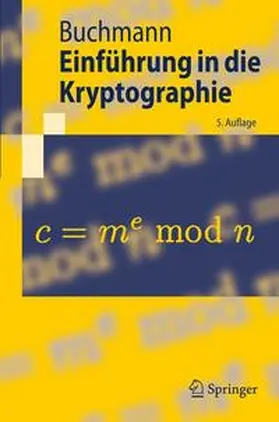 Buchmann |  Einführung in die Kryptographie | Buch |  Sack Fachmedien