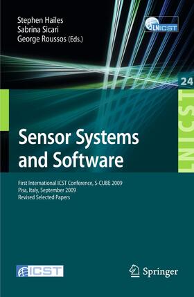 Hailes / Sicari / Roussos |  Sensor Systems and Software | Buch |  Sack Fachmedien
