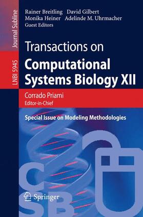  Transactions on Computational Systems Biology XII | Buch |  Sack Fachmedien