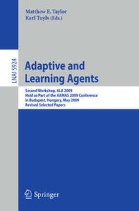 Taylor / Tuyls |  Adaptive Learning Agents | eBook | Sack Fachmedien
